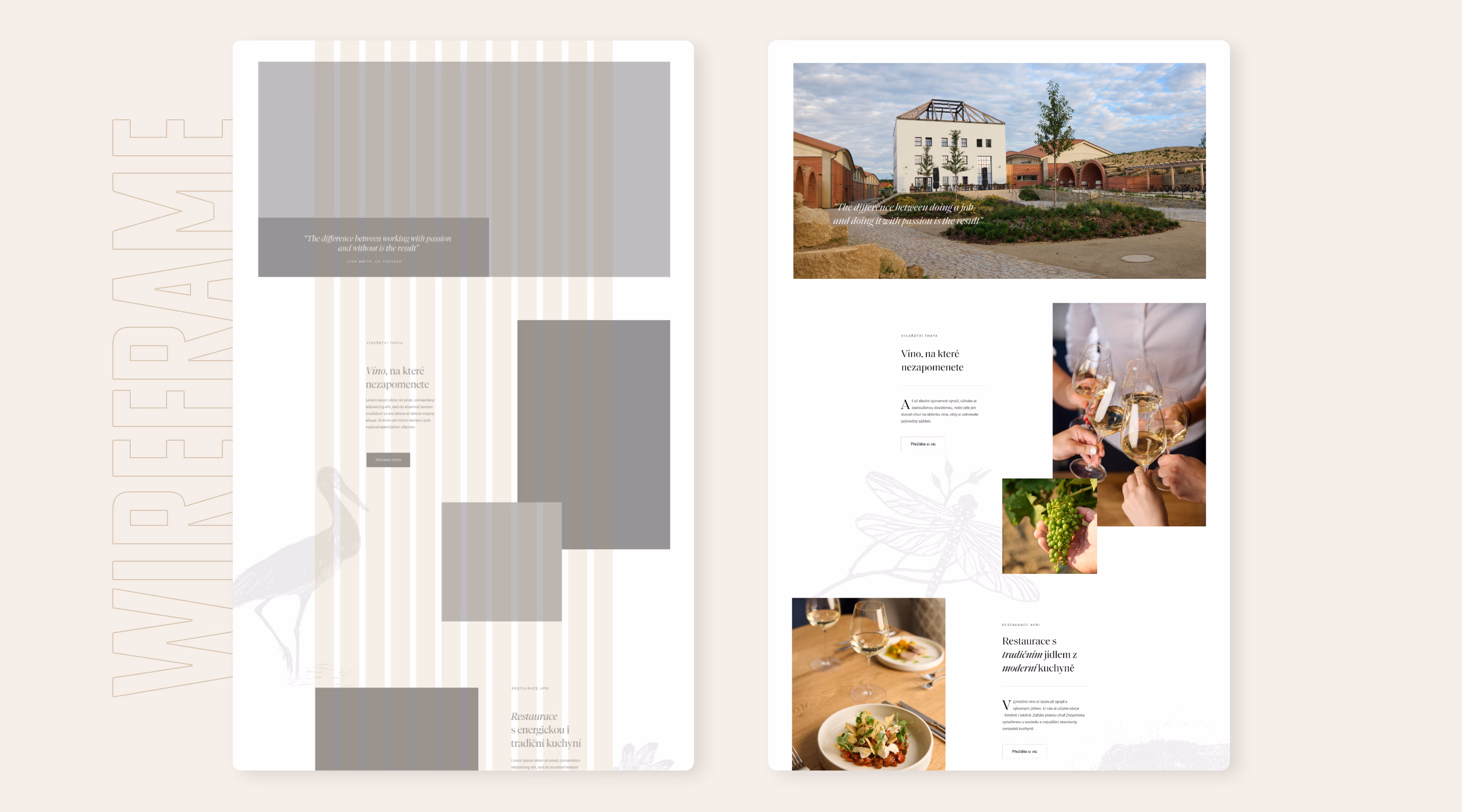 thaya wireframes