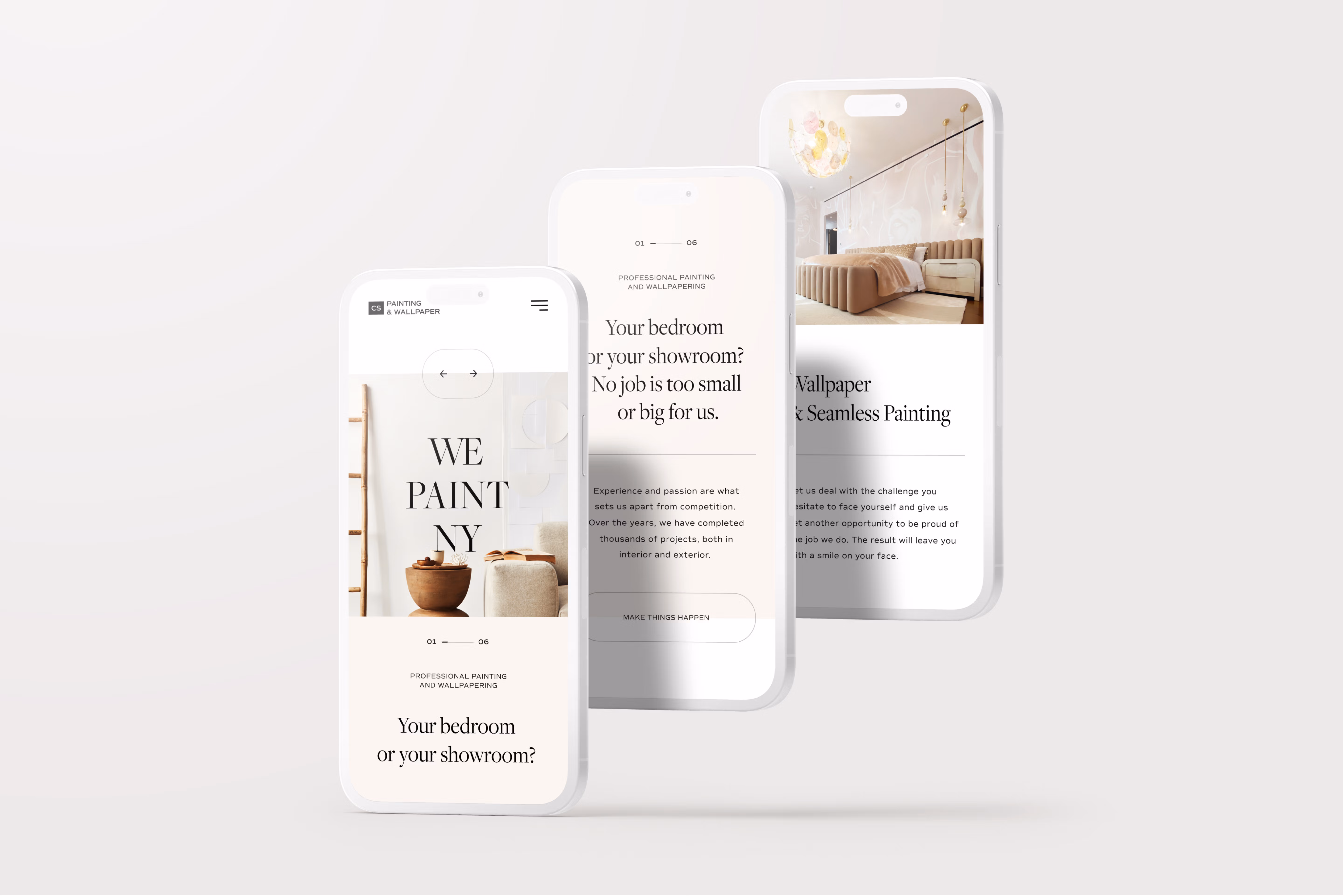 we paint newyork webdesign iphone