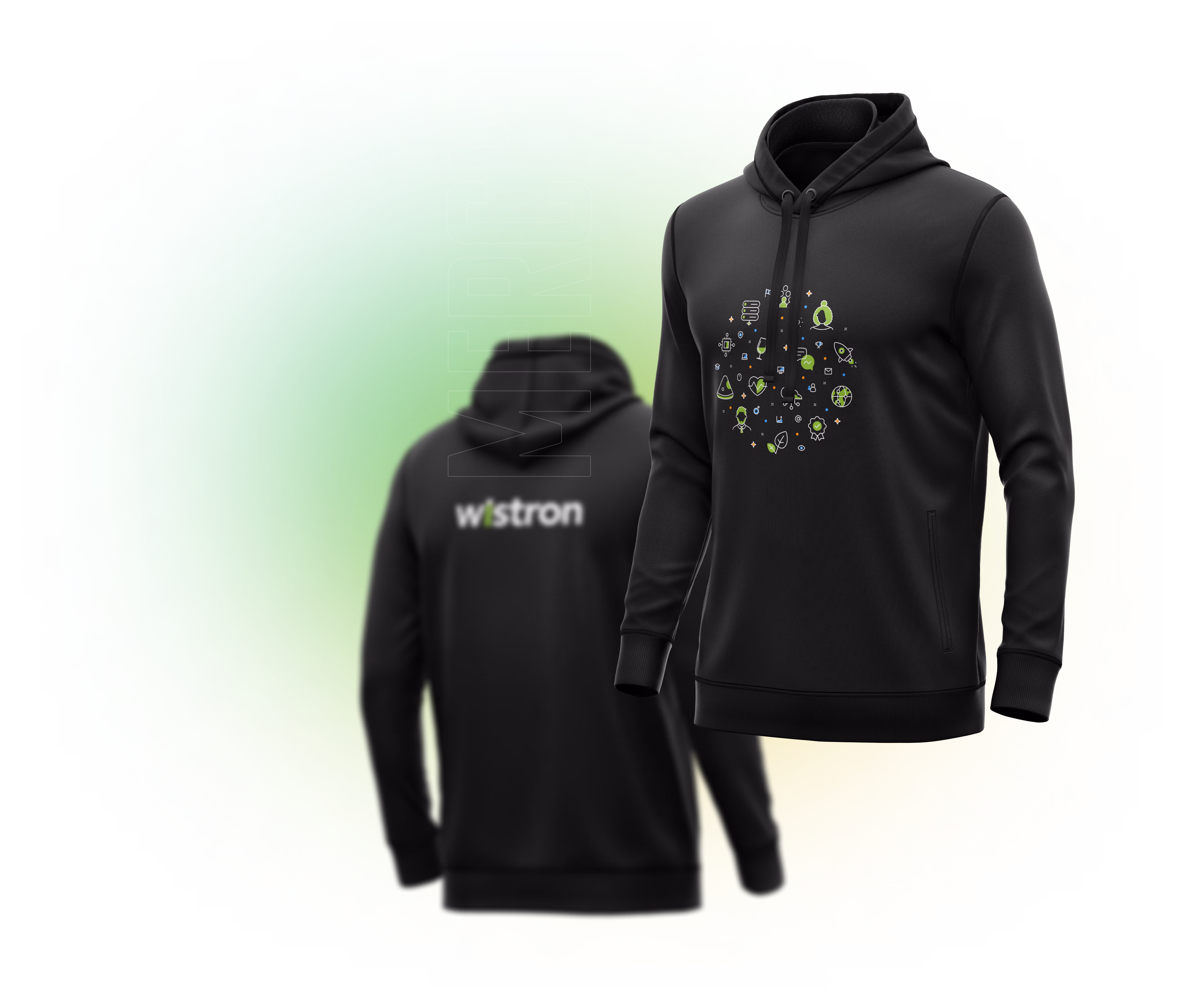 wistron merch mikiny design