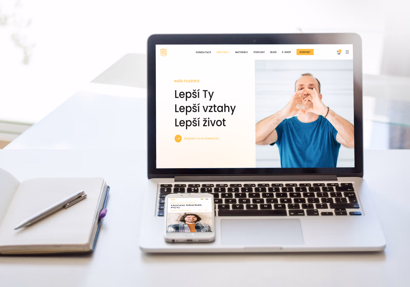 landing page