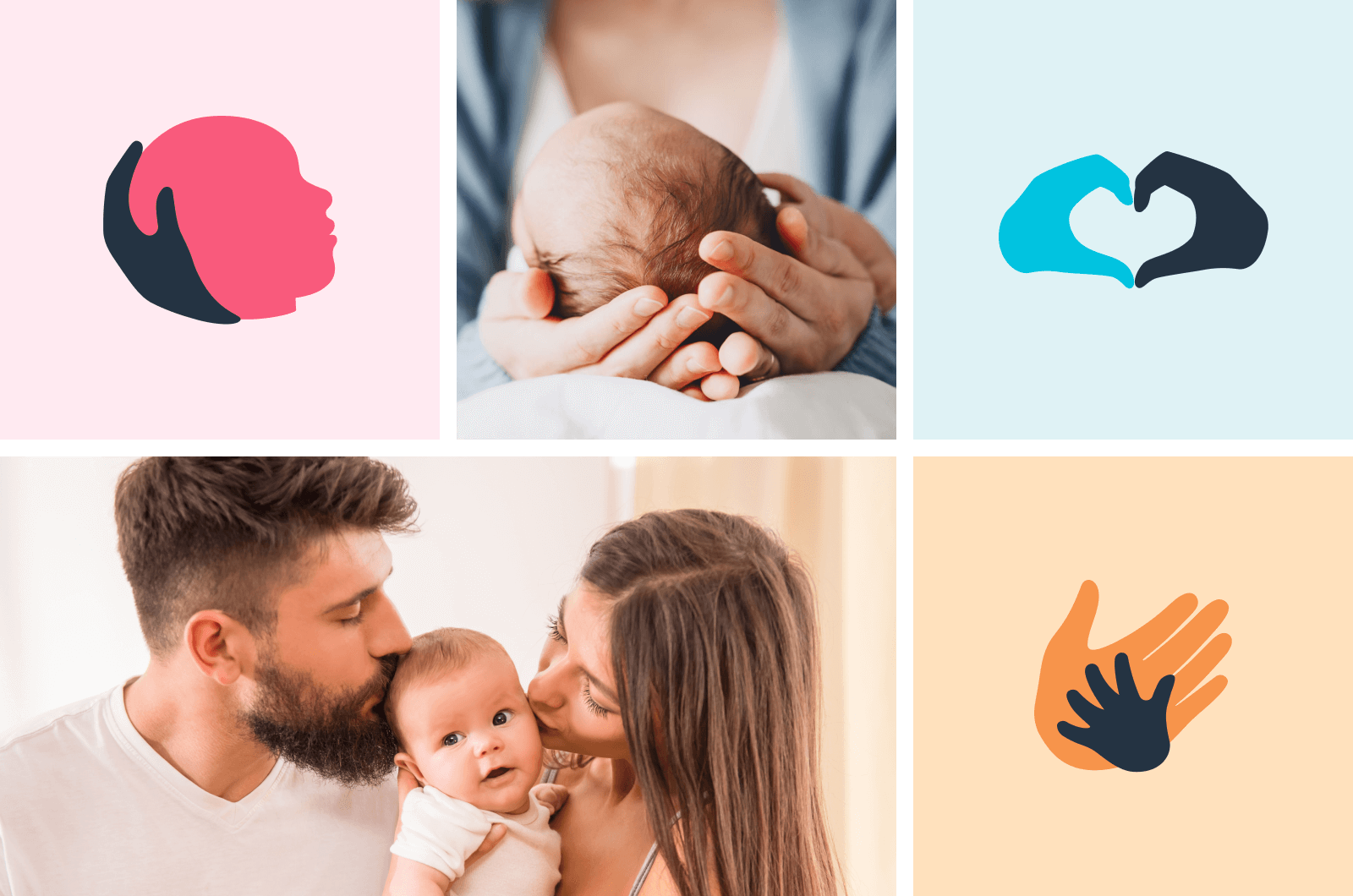 koláž ikon a&nbsp;obrázků