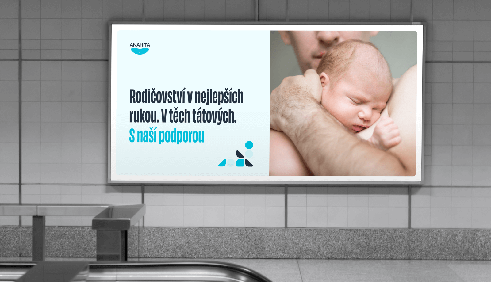 billboard s&nbsp;fotkou miminka