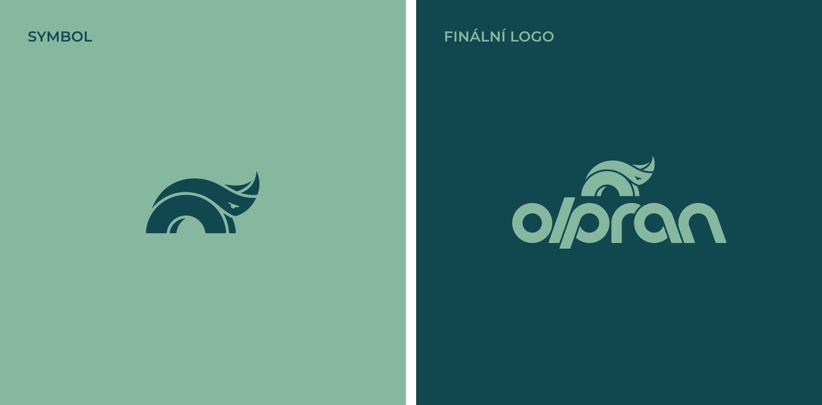 symbol a&nbsp;finální logo olpran