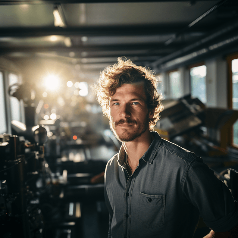 fotografie dělníka