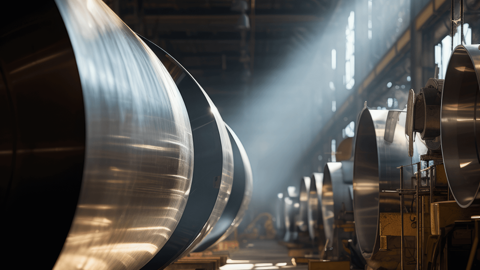 pohled do výrobní haly