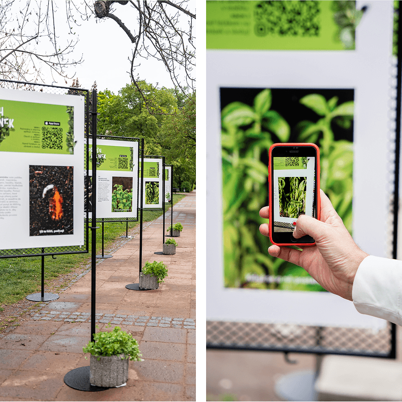 záběry u&nbsp;offline kampaně